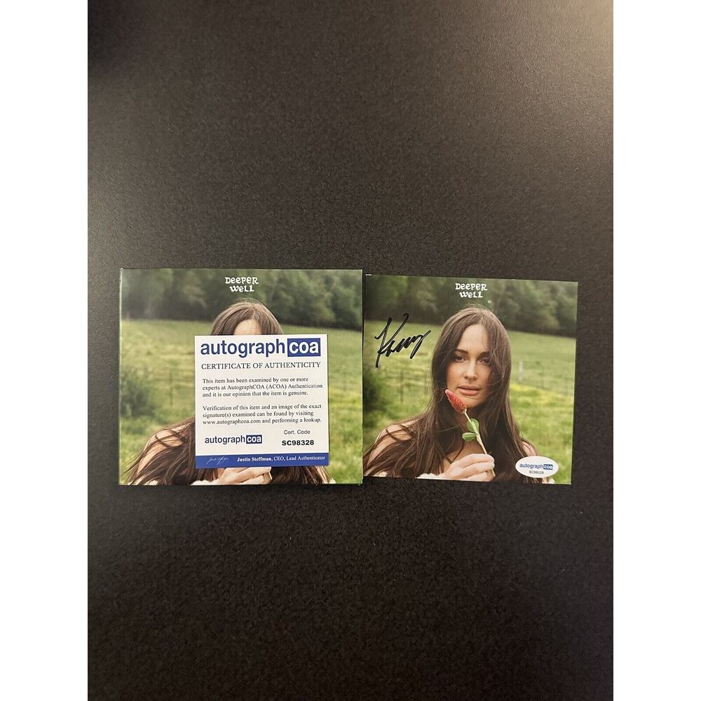 Kacey Musgraves Deeper Well SIGNED CD AUTOGRAPHED COA ACOA #SC98328